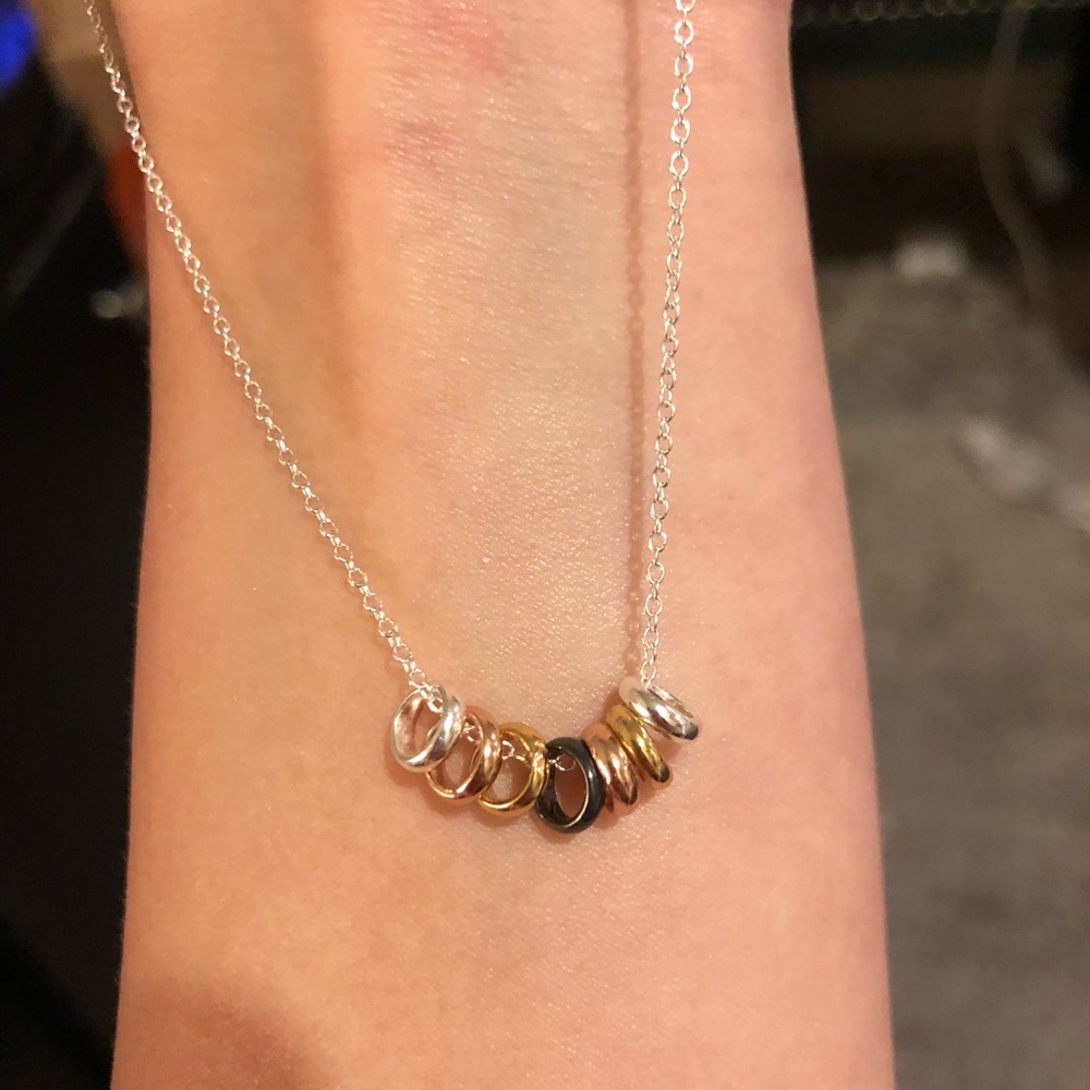 NWT 18k gold over sterling silver necklace